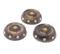 KDMD Cone & Stick Burner- Asst Design - Mango Wood in Brown KDMD Brown