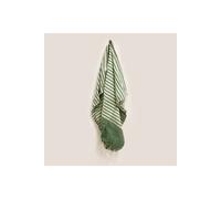 KDMD Cotton Pario Throw 100x180cm - Picnic Green Indian Handcrafted Pareo | Size: 100x180 cm KDMD Green 100x180 cm