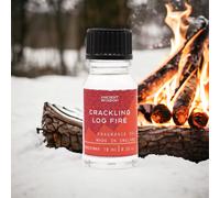 KDMD Crackling Log Fire Fragrance Oil 10ml in Maroon KDMD Maroon