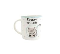 KDMD Crazy Cat Lady Boxed Mug in White KDMD White