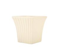 KDMD Cream Curved Fanfare Plant Pot KDMD Cream