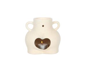 KDMD Cream Speckle Bum Oil Burner KDMD Cream