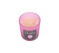 KDMD Crown Chakra Blackberry Crystal Chip Candle in Pink KDMD Pink