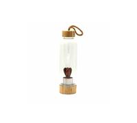 KDMD Crystal Infused Red Jasper Angel Water Bottle - Durable & Vibrant in Brown KDMD Brown