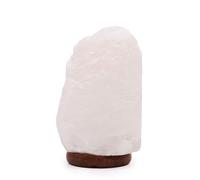KDMD Crystal Rock Himalayan Salt Lamp - & Base apx 3-5kg in White KDMD White
