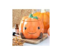 KDMD Cute Smiling Pumpkin Oil Burner & Wax Warmer in Orange KDMD Orange