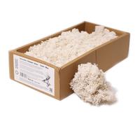 KDMD Decoration Reindeer Moss - Snow White - (approx 500gm) KDMD White