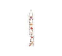 KDMD Decorative Shell Ladder - Coastal Home Decor with Colorful Sea Shells KDMD Multicolor