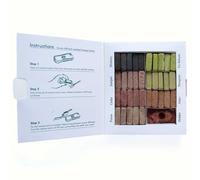 KDMD Display Set of 70 Incense Smudge Bricks & Burner - 7 Earthy Himalaya Incenso KDMD Multicolor