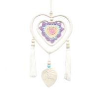 KDMD Dream Catcher - Medium Multi Heart in Heart in White KDMD White
