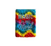 KDMD Dream Journal Soft Book - 80 Pages, Rainbow Faux-Fur, Magic in My Mind KDMD Multicolor
