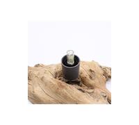 KDMD DriftGlow Crackle Fire Egg Lamp - Orange & Indonesian Driftwood KDMD Orange