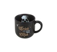 KDMD Drink At Your Own Risk Mug in Black KDMD Black