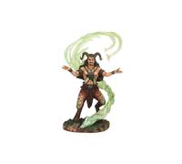 KDMD Earth Elemental Wizard Figurine in Green KDMD Green