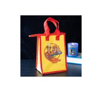 KDMD Eat Your Worries Lunch Bag by Steven Rhodes - Insulated Plastic Tote in Yellow KDMD Yellow One Size