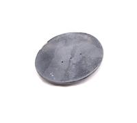 KDMD Elegant Grey Soapstone Soap Dish 10x12cm Classic Oval Design | Size: 10x12 cm KDMD Grey 10x12 cm
