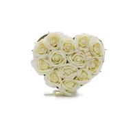 KDMD Elegant Soap Flower Gift Bouquet with Cream Roses