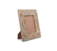 KDMD Elegant White Mango Wood Buddha Frame for 13x18cm Photos in Brown | Size: 13x18 cm KDMD Brown 13x18 cm