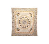 KDMD Elephant Mandala Wall Hanging & Beach Spread - Brown & Orange on Cream KDMD Brown