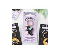 KDMD Embrace the Dark Enamel Keyring in Black KDMD Black One Size