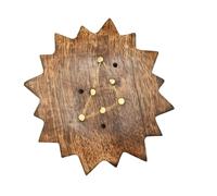 KDMD Engraved & Brass Zodiac Sign Incense Burner - Sun in Brown KDMD Brown