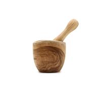 KDMD Ergo Teak Small Pestle & Mortar Set - Handcrafted Bali Teakwood in Brown KDMD Brown