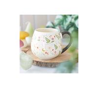 KDMD Fairy Folklore Garden Mug - 500ml Ceramic Fairycore Coffee Cup in White KDMD White
