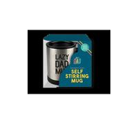 KDMD Fathers Day Self Stirring Mug 2 Pack in Silver KDMD Silver