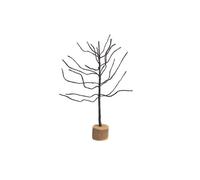 KDMD Felt Twiggy Tree Ornament with Wooden Base 40cm in Grey KDMD Grey