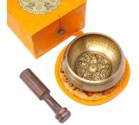 KDMD Five Buddha Singing Bowl Set 10cm (min 400gm) in Yellow KDMD Yellow