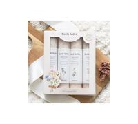 KDMD Floral Bath Salt Gift Set in White KDMD White