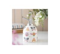 KDMD Floral Bug Print Ceramic Plant Mister in White KDMD White