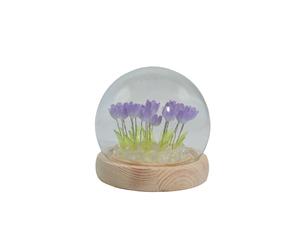 KDMD Floral Glow Garden Dome - 20 Tulips with LED USB Light in Purple KDMD Purple
