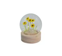 KDMD Floral Glow Garden Dome with 5 Sunflowers & LED Light in Yellow KDMD Yellow