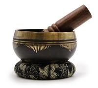 KDMD Flower Of Life Sing Bowl Set in Gold KDMD Gold
