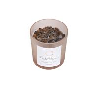 KDMD Full Moon Eucalyptus Manifestation Candle with Tiger's Eye in Cream KDMD Cream