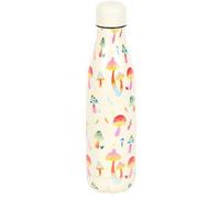 KDMD Funky Fungi Mushroom Print Metal Water Bottle in Cream KDMD Cream