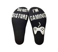 KDMD Funny Ankle Gamer Socks in Black | Size: 8 Years KDMD Black 8 Years