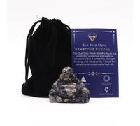 KDMD Gemstone Large Buddha - Que Sera Stone in Black KDMD Black