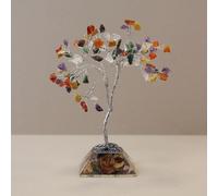 KDMD Gemstone Tree with Organite Base - 80 Stone - Multi KDMD Multicolor