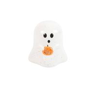 KDMD Ghost & Pumpkin Tealight Candle Holder - Halloween & Autumn Decor in White KDMD White