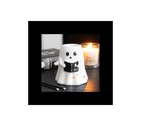 KDMD Ghost Stories Oil Burner with Reading Ghost Tiny Book in White KDMD White