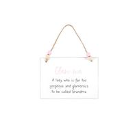 KDMD Glam-ma Hanging Sign in White KDMD White