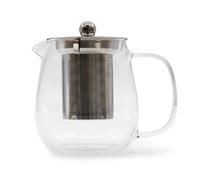 KDMD Glass Infuser Teapot - Contemporary - 550ml in White KDMD White