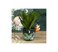 KDMD Green Forest Fox Ceramic Plant Pot - Whimsical Garden Decor KDMD Green