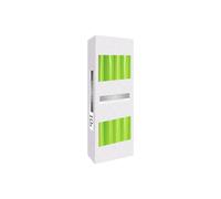 KDMD Green Taper Candle - Elegant, Natural Finish for Decor & Events KDMD Green