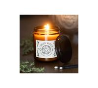 KDMD Green Witch White Sage Candle - Amber Glass, 22hr Burn, Energy Cleanse KDMD Amber