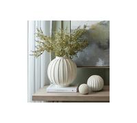 KDMD Grove Large Globe Vase for Floor & Console Decor in White KDMD White