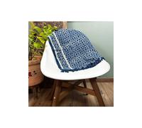 KDMD Handmade Indigo Runner 170x60cm - Madjid Tiles Artistry & Elegance in Navy | Size: 170x60 cm KDMD Navy 170x60 cm