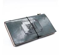 KDMD Handmade Leather Journal - Important Things To Do - Grey (80 pages) KDMD Grey